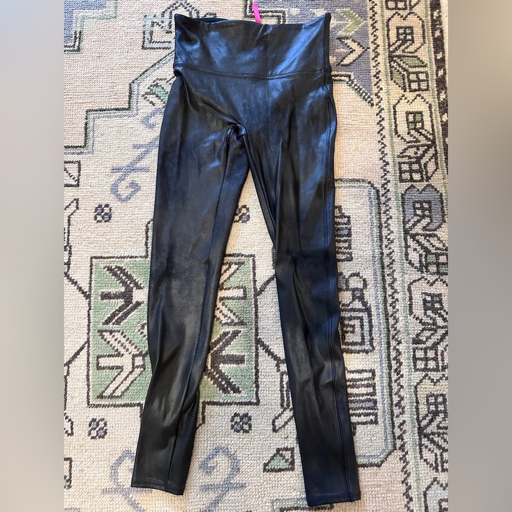 Spanx faux leather leggings
